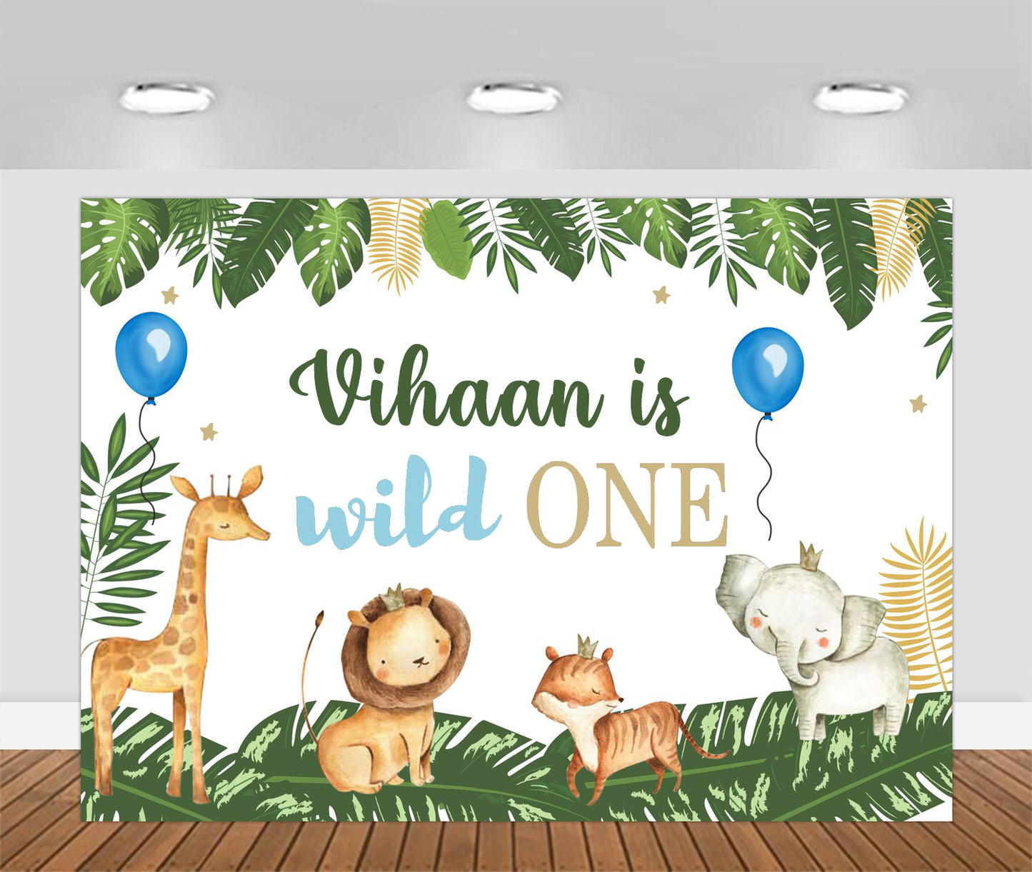 Wild One Birthday Party Backdrop