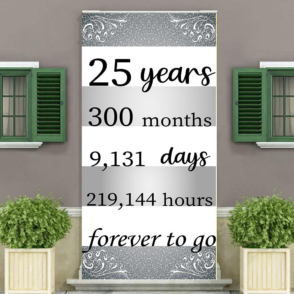 25th Anniversary Customized Welcome Banner Roll up Standee (with stand)