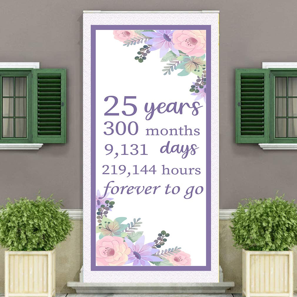 25th Anniversary Customized Welcome Banner Roll up Standee (with stand)
