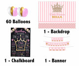 Little princess Birthday Party Personalized Complete Kit