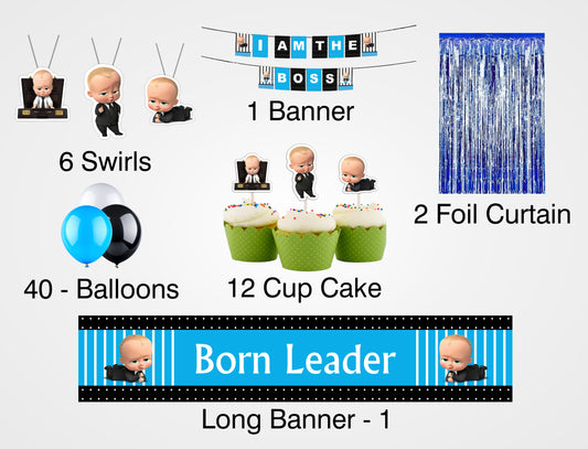 Boss Baby Birthday Party Decoration Kit
