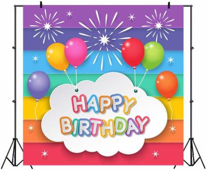 Joyful Birthday Party Backdrop