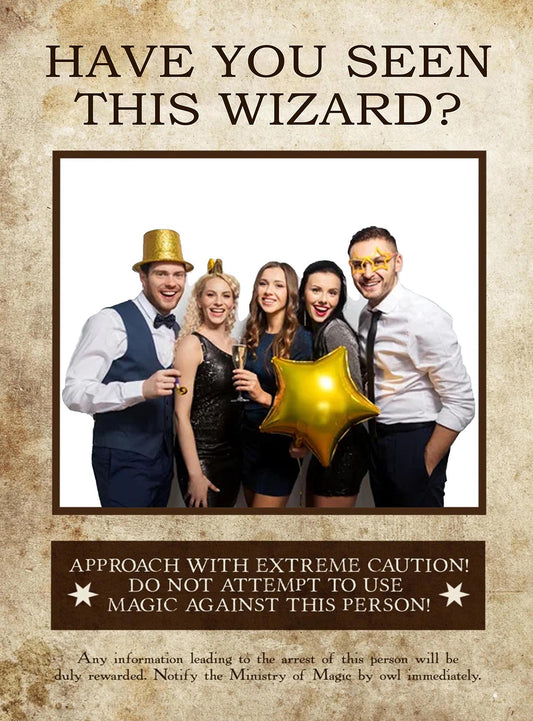 Harry Potter Theme Birthday Party Selfie Photo Booth Frame