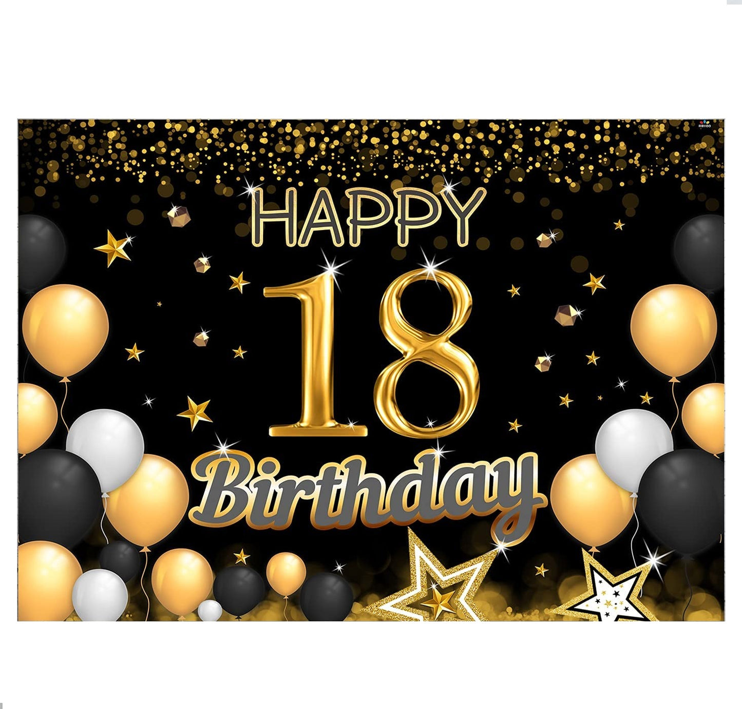 18th Birthday Party Backdrop
