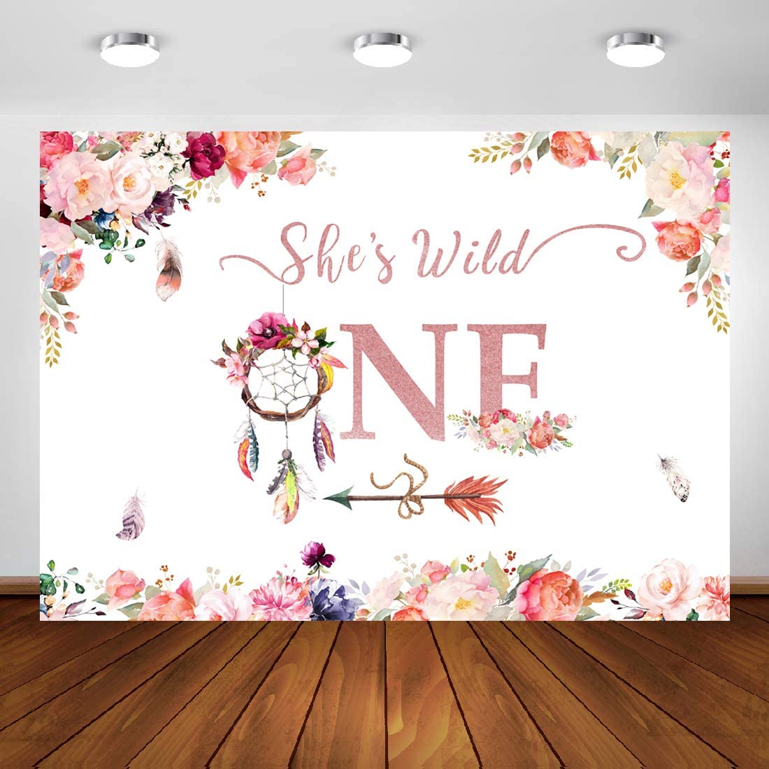 Wild One Birthday Party Backdrop
