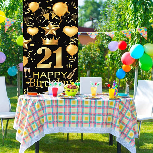 21st Birthday Customized Welcome Banner Roll up Standee (with stand)