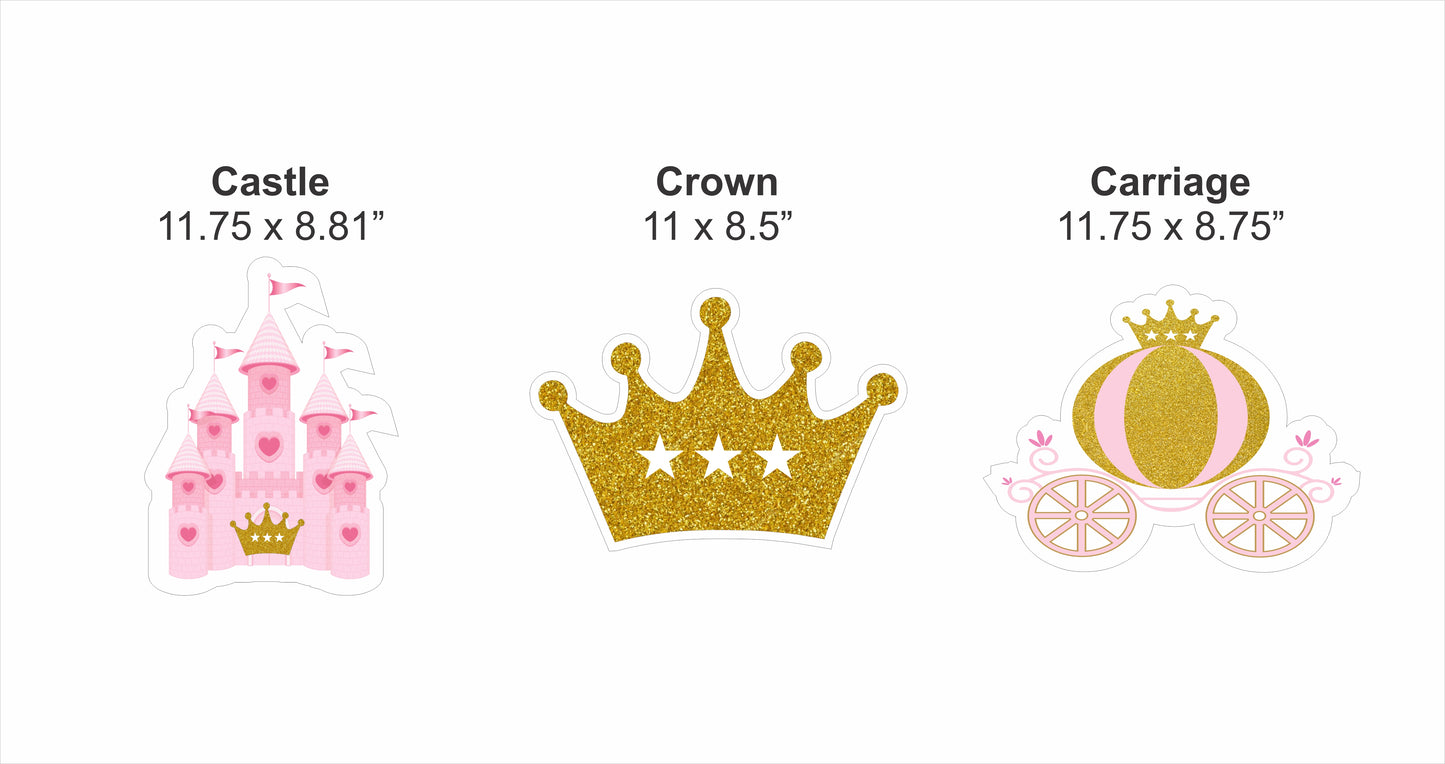Princess Birthday Party Theme Hanging Set for Decoration