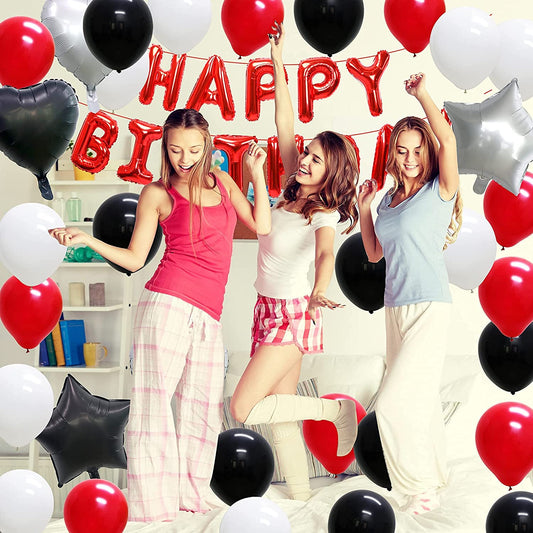 Birthday for Men, foil Balloons Happy Birthday Banner for Happy Birthday Decoration