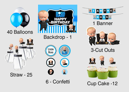 Boss Baby Birthday Complete Party Kit