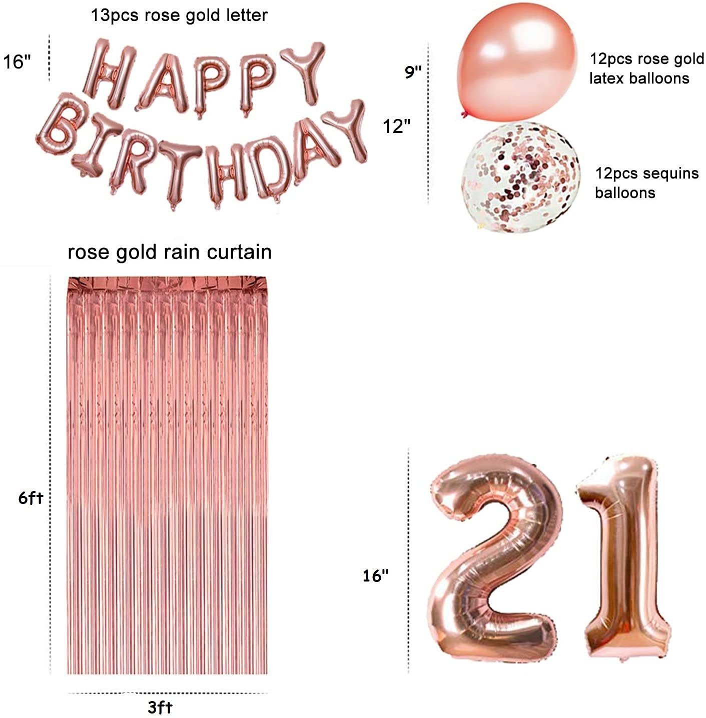 Rose Gold Decoration Kit