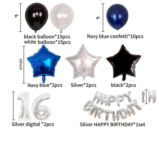 16th Birthday Decoration Party Supplies