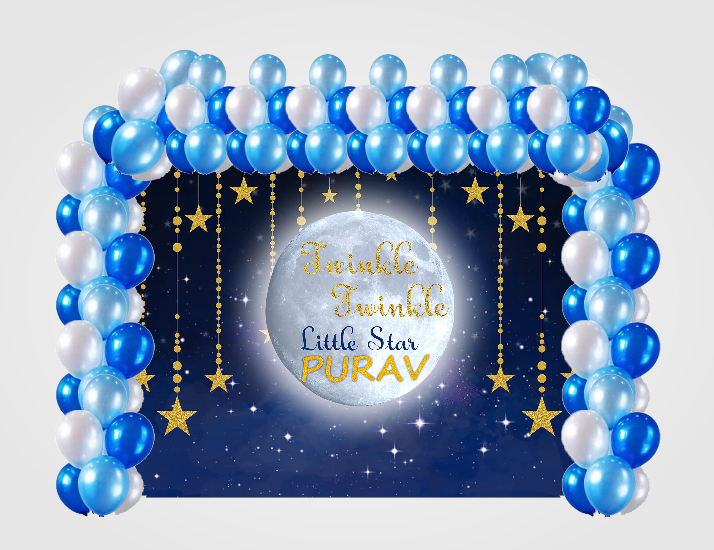 Twinkle Twinkle Little Star Theme Party Decoration Kit with