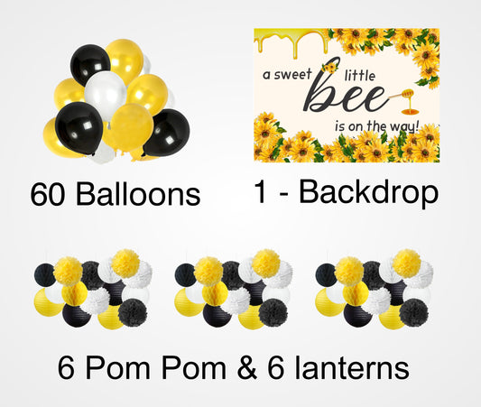Baby Shower What it will Bee Decoration Party Kit