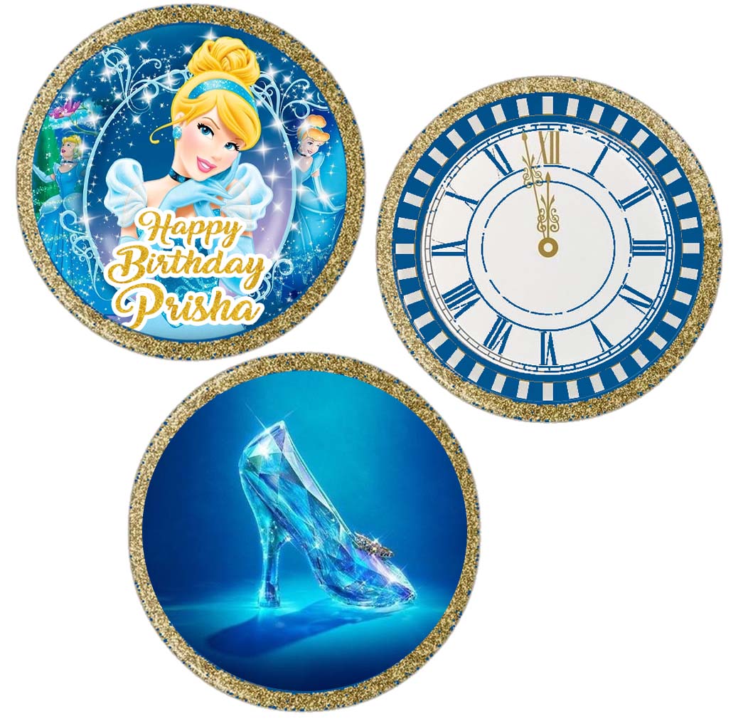 Cinderella Theme Birthday Party Straws