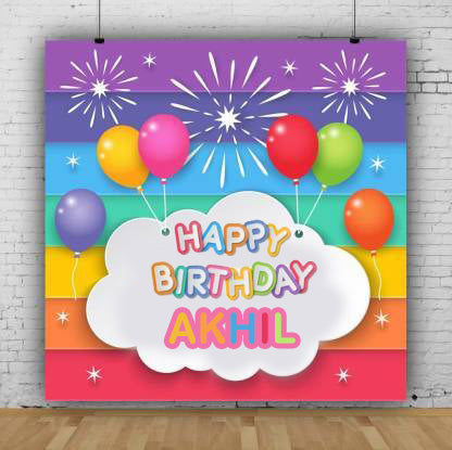 Joyful Birthday Party Backdrop