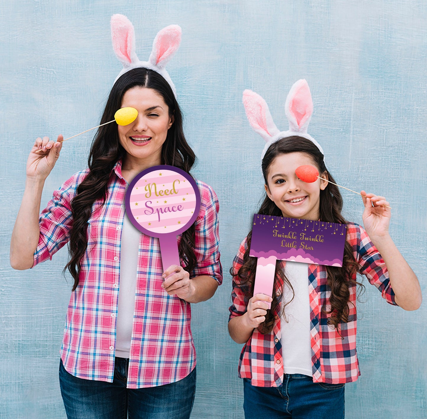 Twinkle Twinkle Little Star Girls Theme Birthday Party Selfie Photo Booth Frame & Props