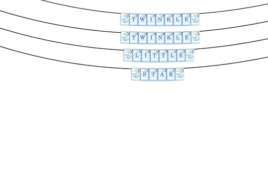 Twinkle Twinkle Little Star Theme Birthday Party Banner for Decoration