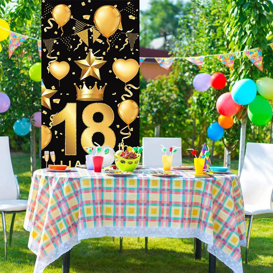 18th Birthday Customized Welcome Banner Roll up Standee (with stand)