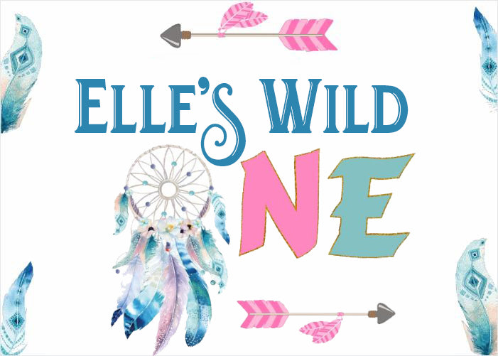 Wild One Birthday Party Backdrop