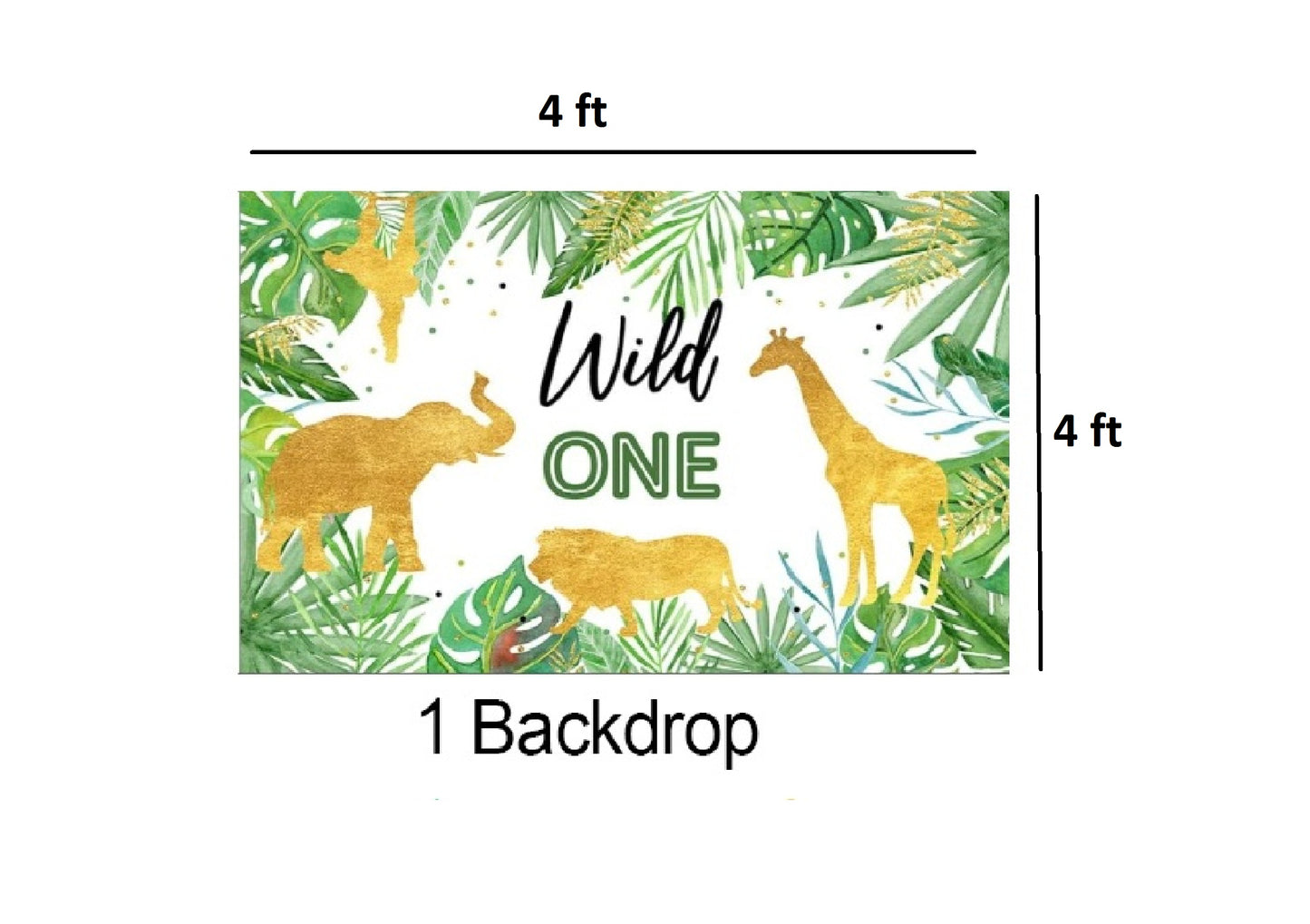 Jungle Theme Birthday Party Complete Party Set