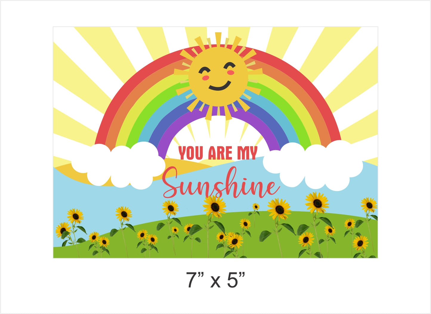 Sunshine Theme Birthday Party Backdrop