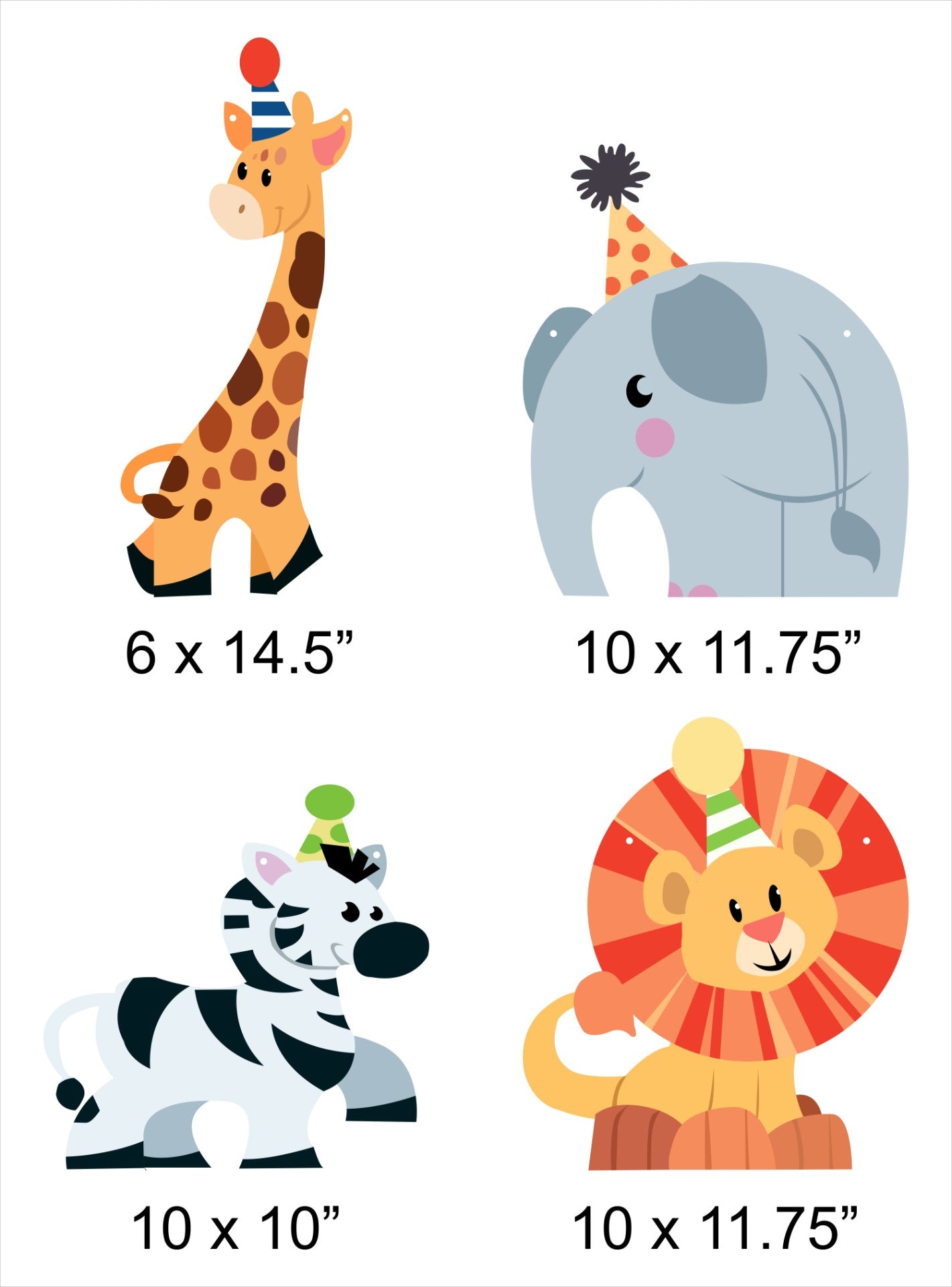 Jungle Theme Birthday Party Theme Hanging Set for Decoration