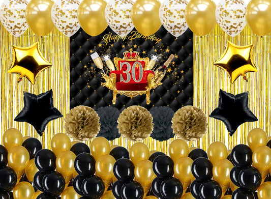30th Birthday Party Complete Decoration Kit