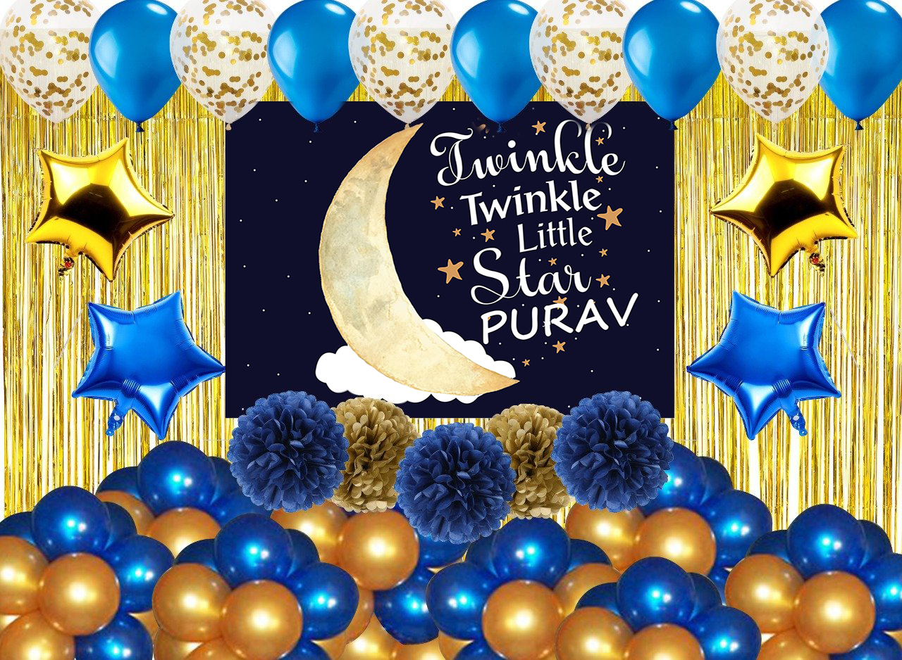 Buy Twinkle Twinkle Little Star Birthday Party Decoration Kit | Party ...