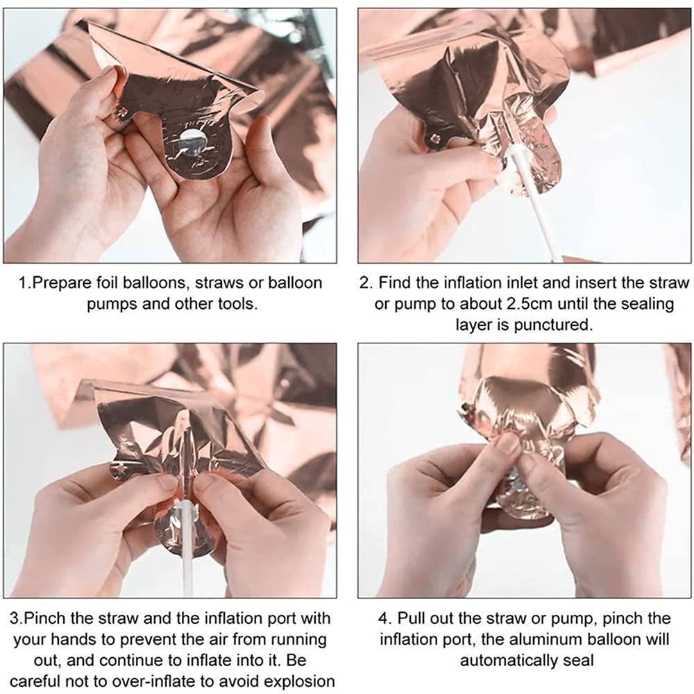 21st Rose Gold Decoration Kit