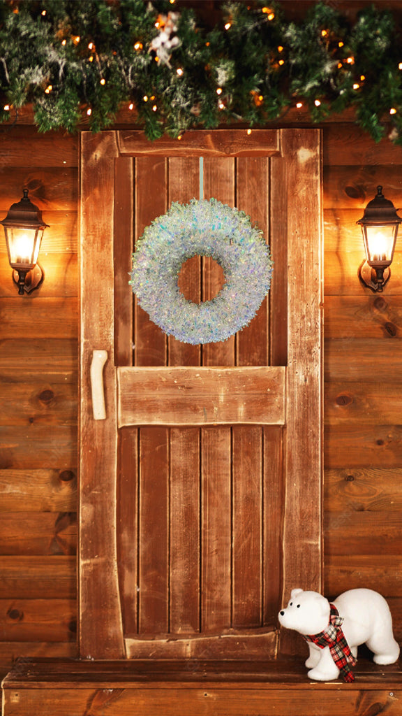 Christmas Outdoor/Indoor Wreath Cutout Decorations Or Hangings