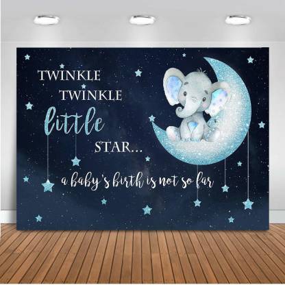 Blue Party Backdrop