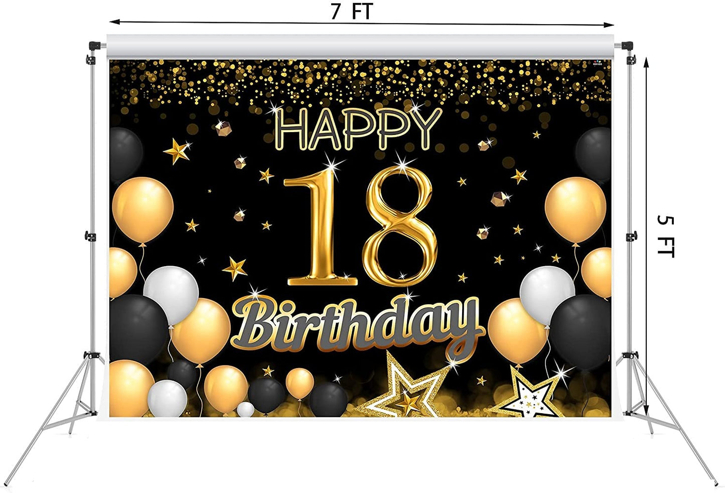 18th Birthday Party Backdrop