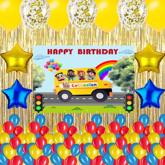 Cocomelon Theme Birthday Party Complete Party Set
