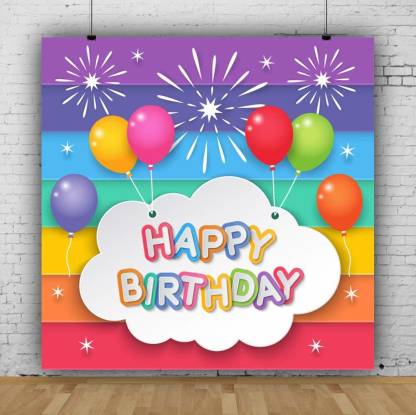 Joyful Birthday Party Backdrop