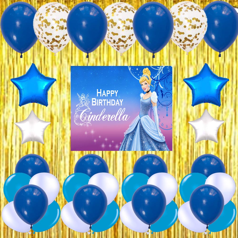 Cinderella Theme Birthday Party Decorations Complete Set