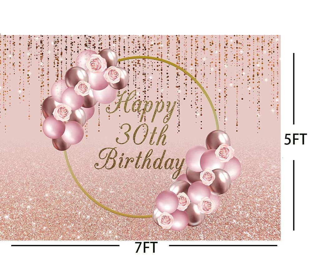 30th Birthday Party Backdrop