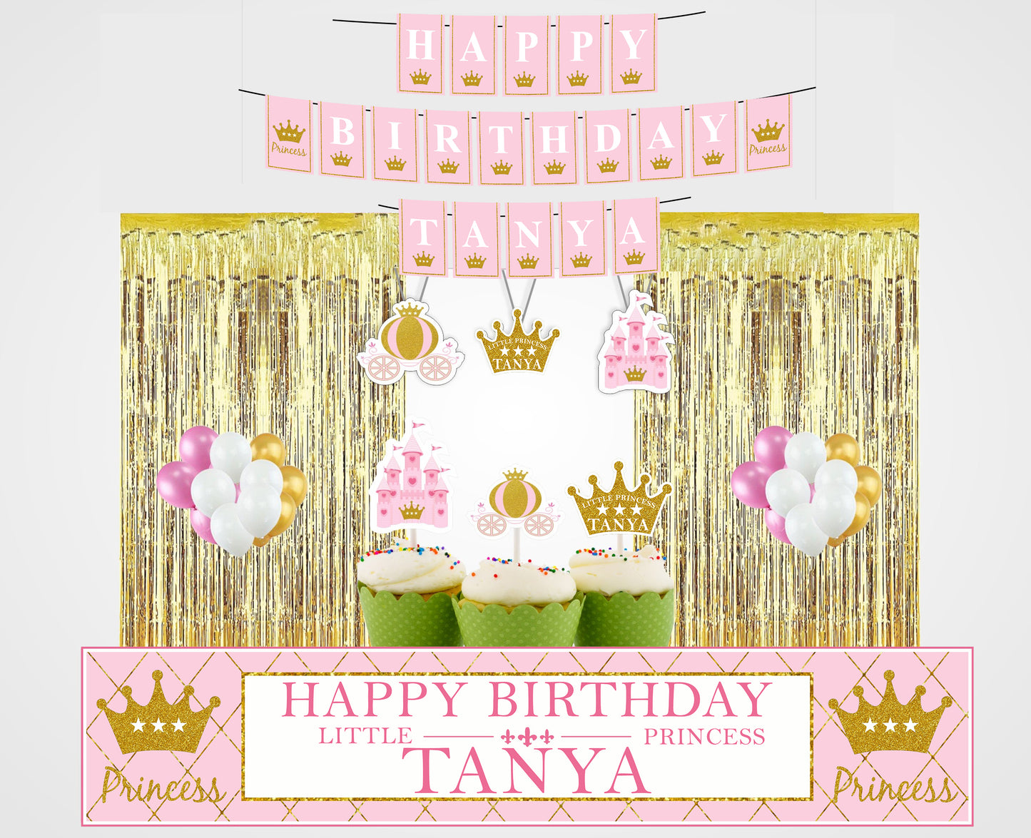 Princess Birthday Party Decoration Kit