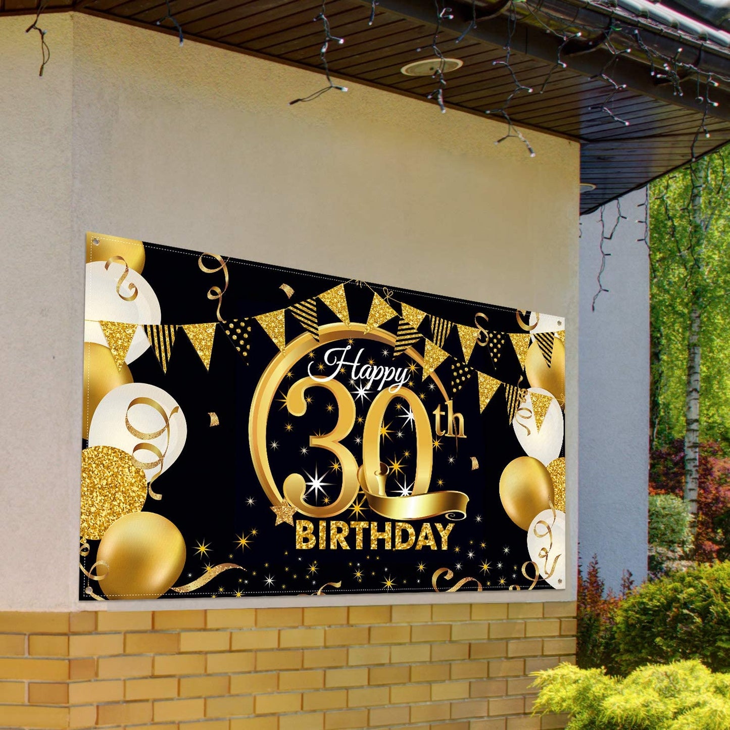 30th Birthday Party Backdrop