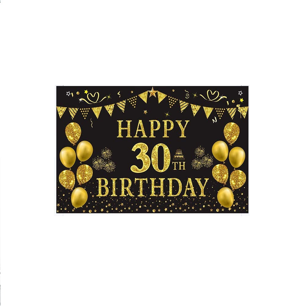 30th Birthday Party Backdrop