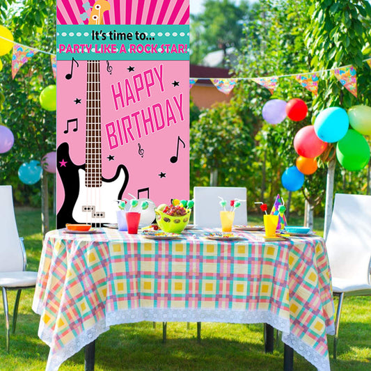 Rockstar Customized Welcome Banner Roll up Standee (with stand)