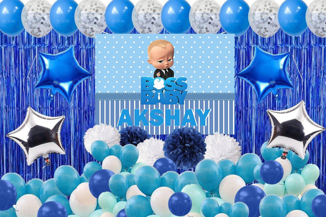 Boss Baby Theme Birthday Party Complete Set