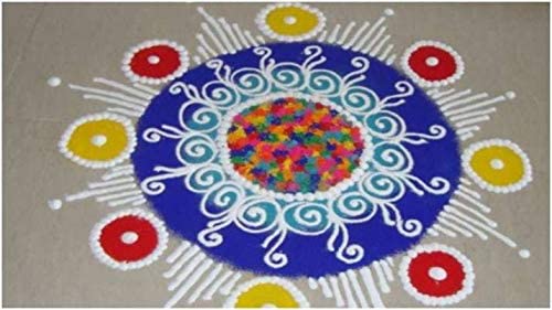 Colorful Rangoli Powder