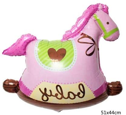 Horse Shape Baby Girl And Baby Boy Balloon Helium Quality Foil Balloon For Baby Welcome/Shower Party Supply Decorations
