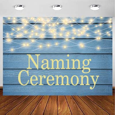 Naming Ceremony Boys Backdrop Banner Decoration