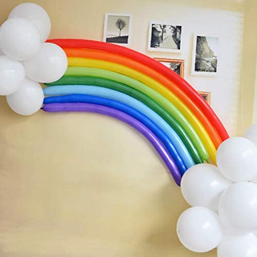 Rainbow Balloons For Party 67Pcs Latex Balloons For Baby Shower/ Birthday