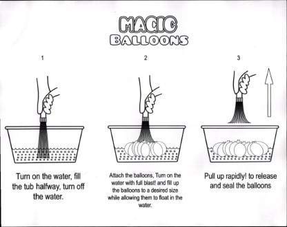 Holi Party Magic Water Balloons Multicolor