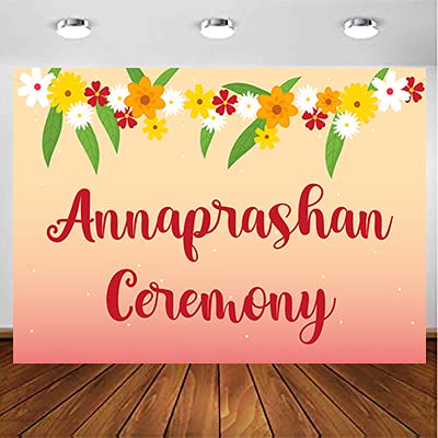 Annaprashan Ceremony Backdrop Banner Decoration