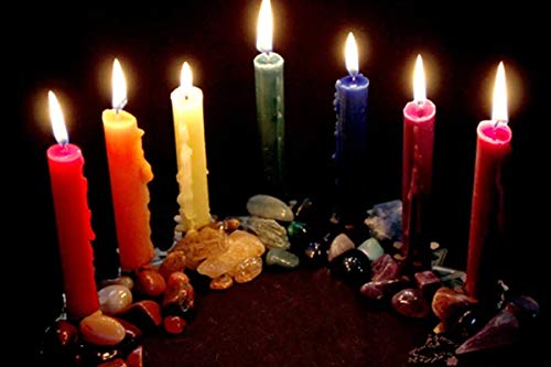 Wax Candles (Multi Color), Pack Of 10 Diwali Candles Celebration/Festivites/Events And Indoors