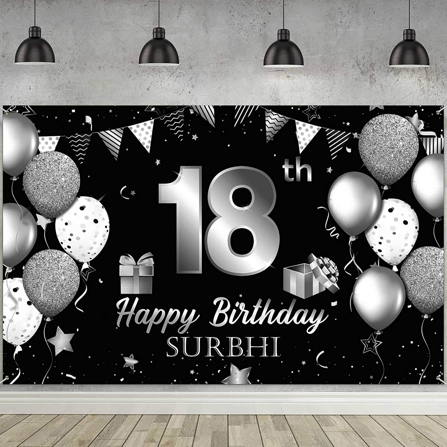 18th Birthday Party Backdrop
