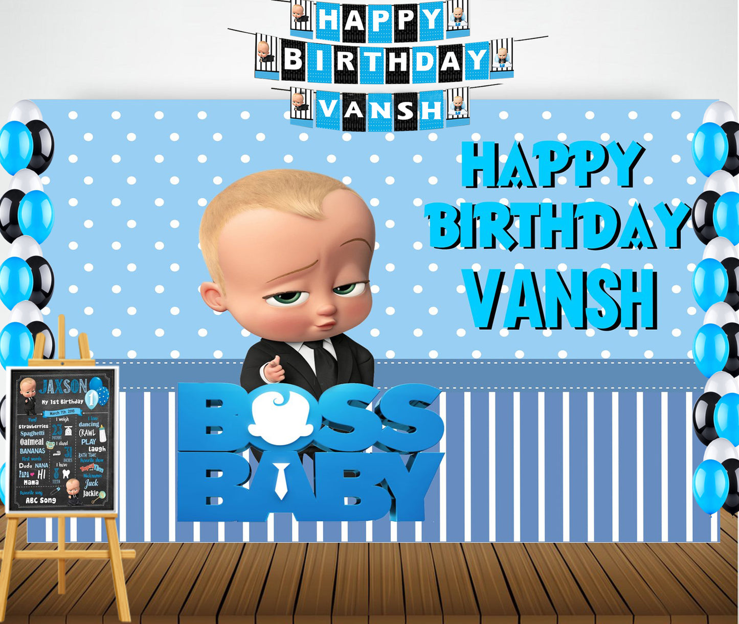 Boss Baby Birthday Party Personalized Complete Kit